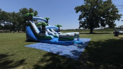 162 1718726548 1 16' Tropical Dual Lane Water Slide