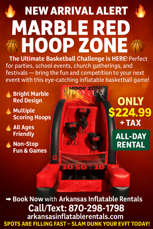 Marble Red Hoop Zone